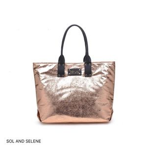 Sol and Selene ‘It Girl’ Metallic Tote